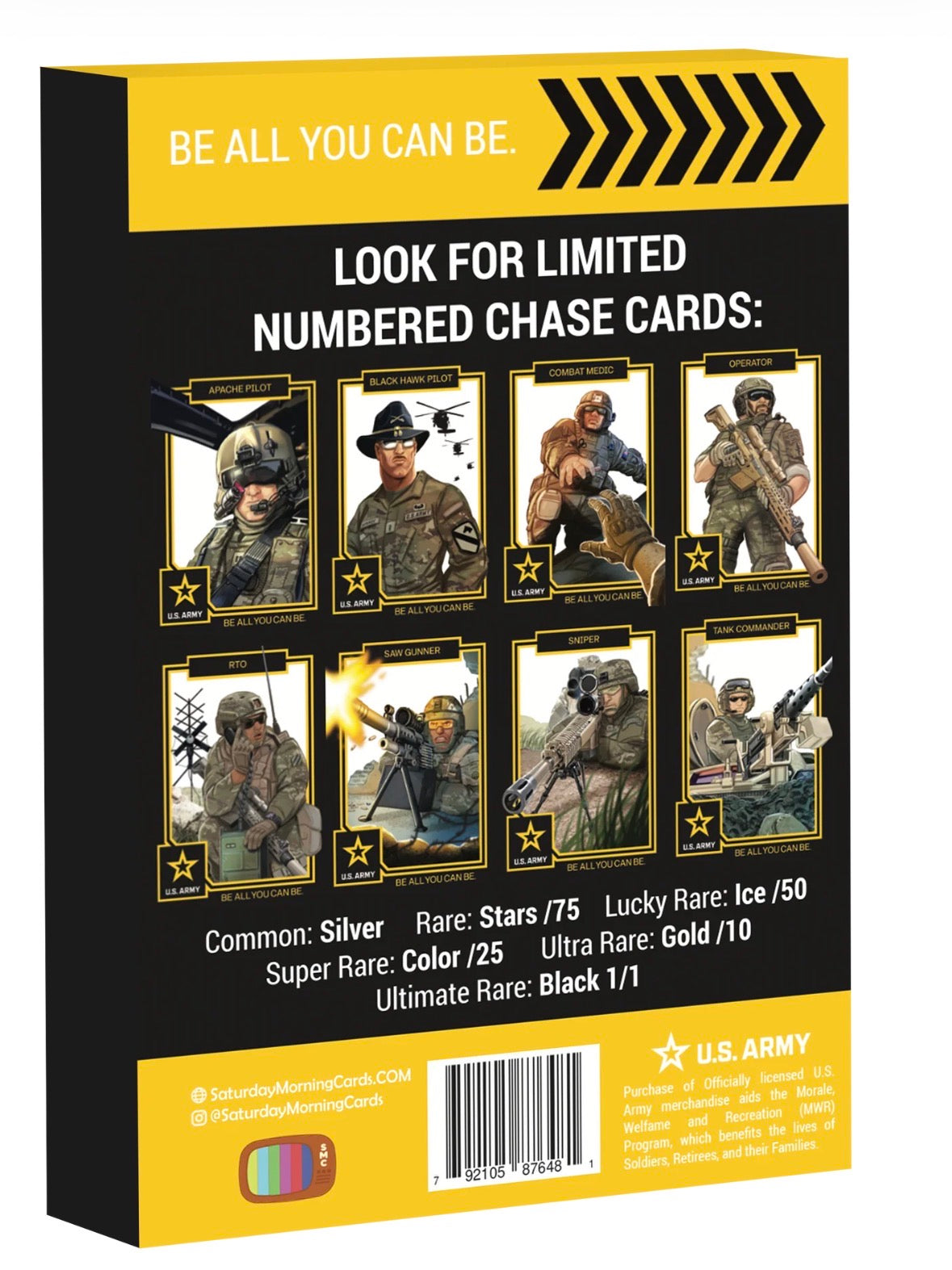 SMC- U.S. Army sealed case, 10 single-card box’s