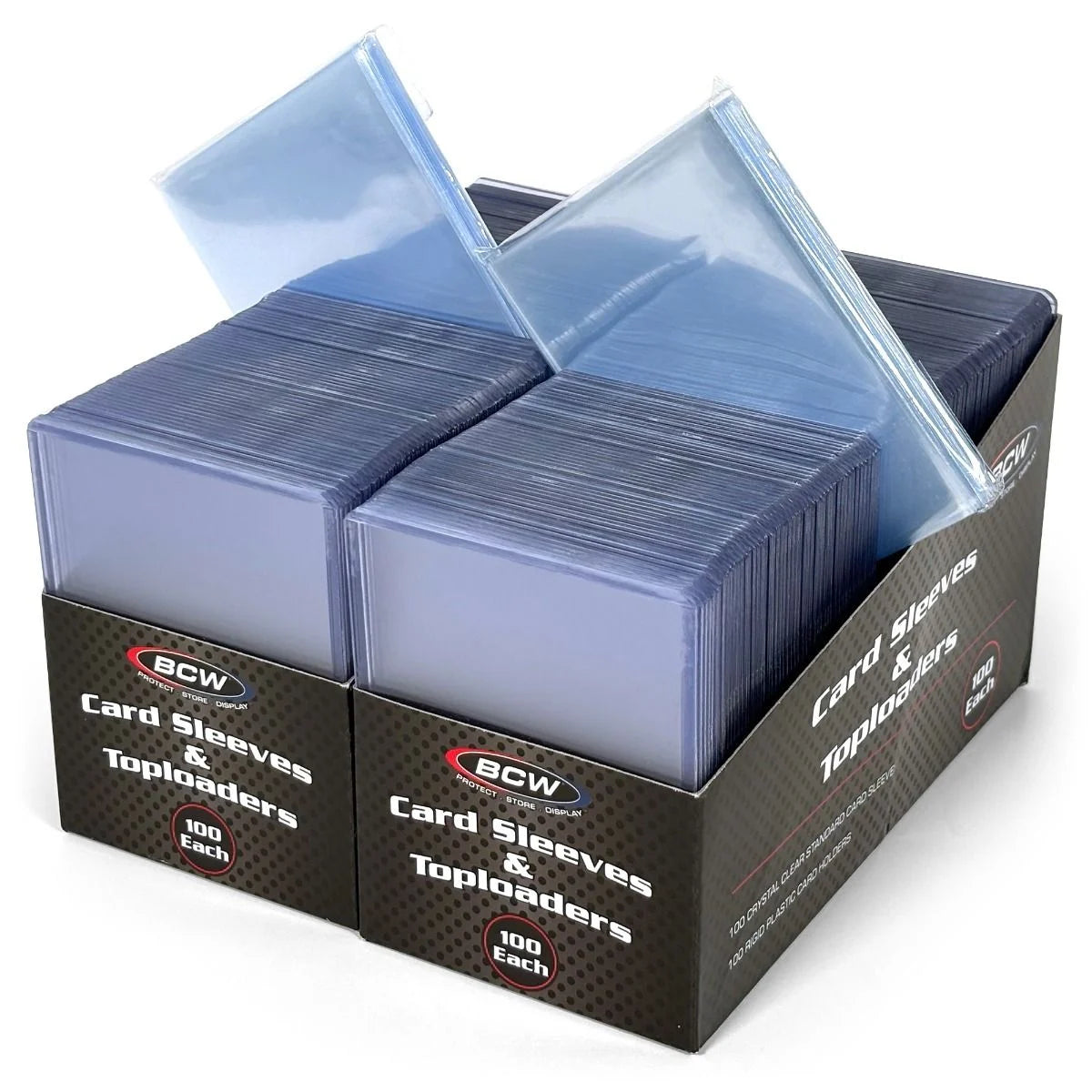 200 Count Card Sleeves and Toploader Combo Pack
