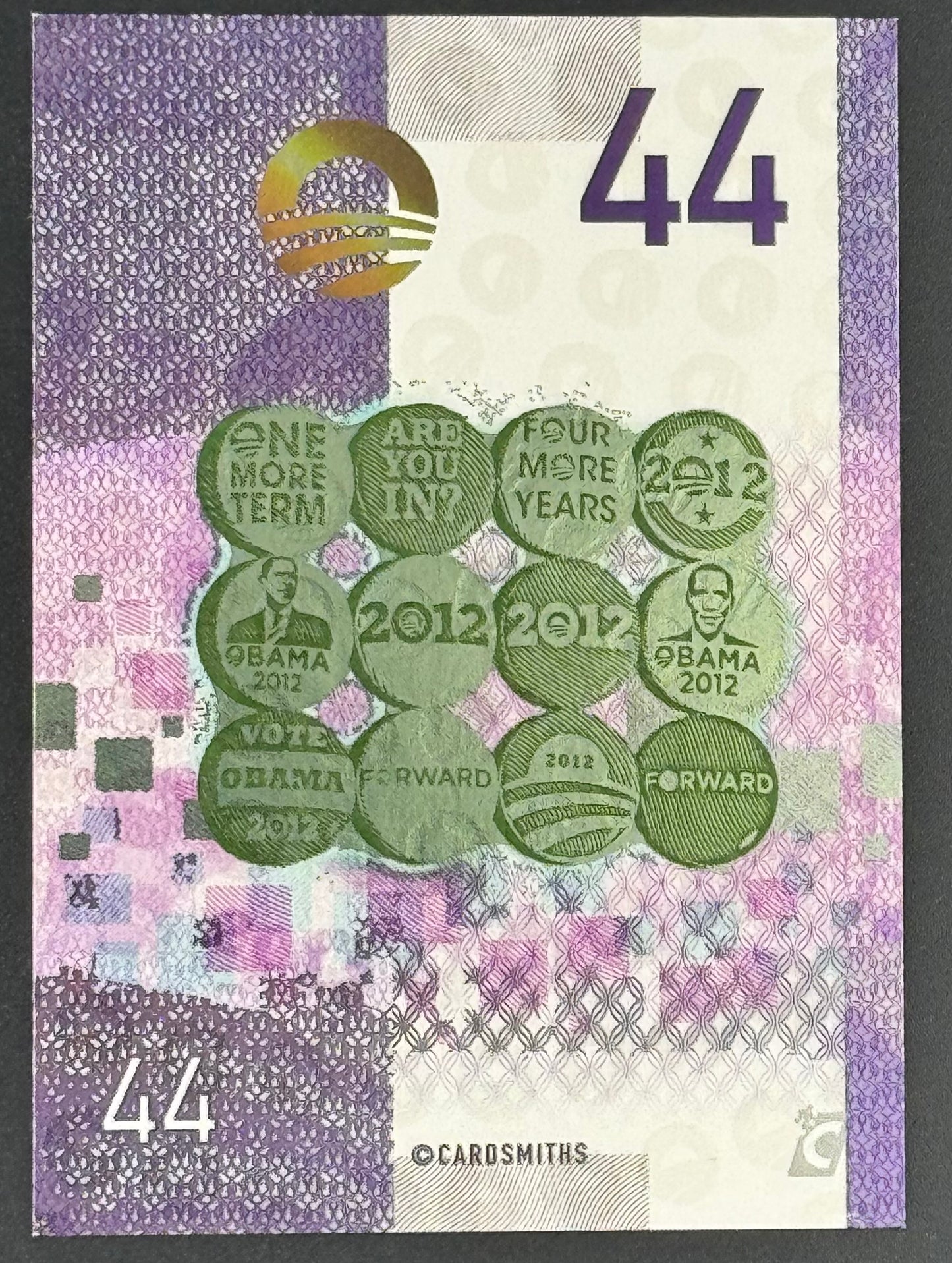 2025 Cardsmiths Currency Obama cold foil 44