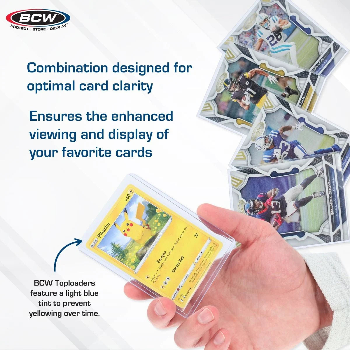 200 Count Card Sleeves and Toploader Combo Pack