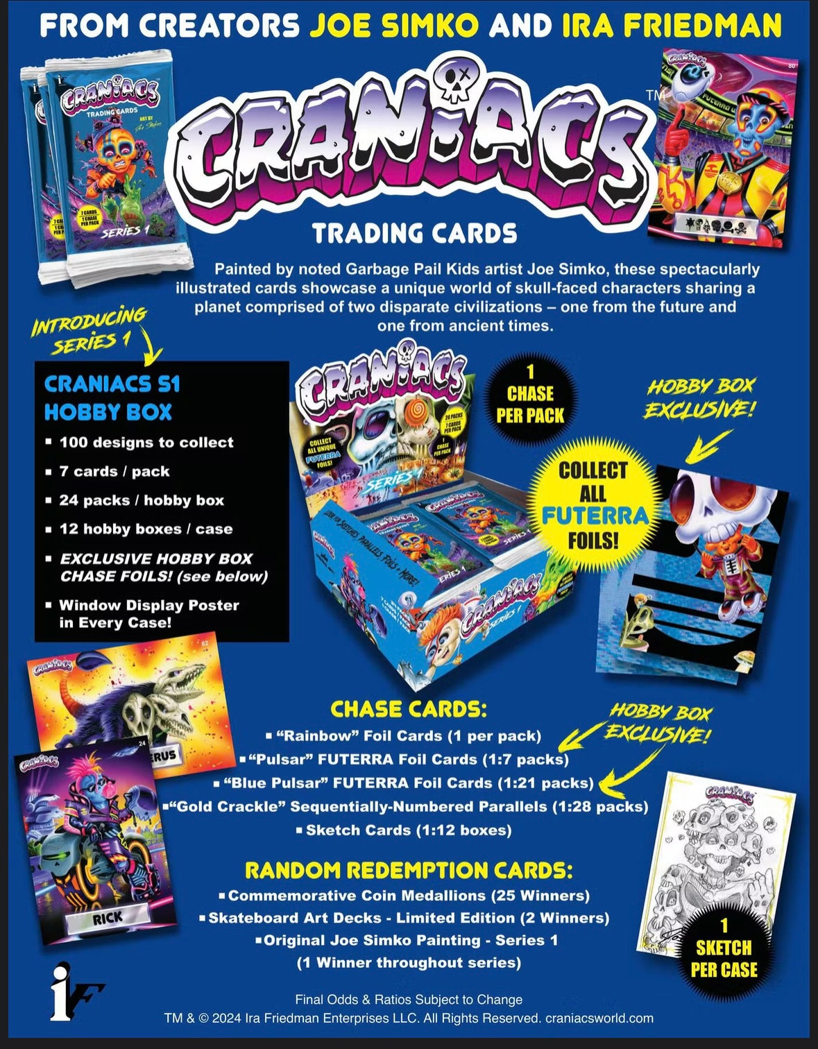 Craniacs Series 1 blaster box