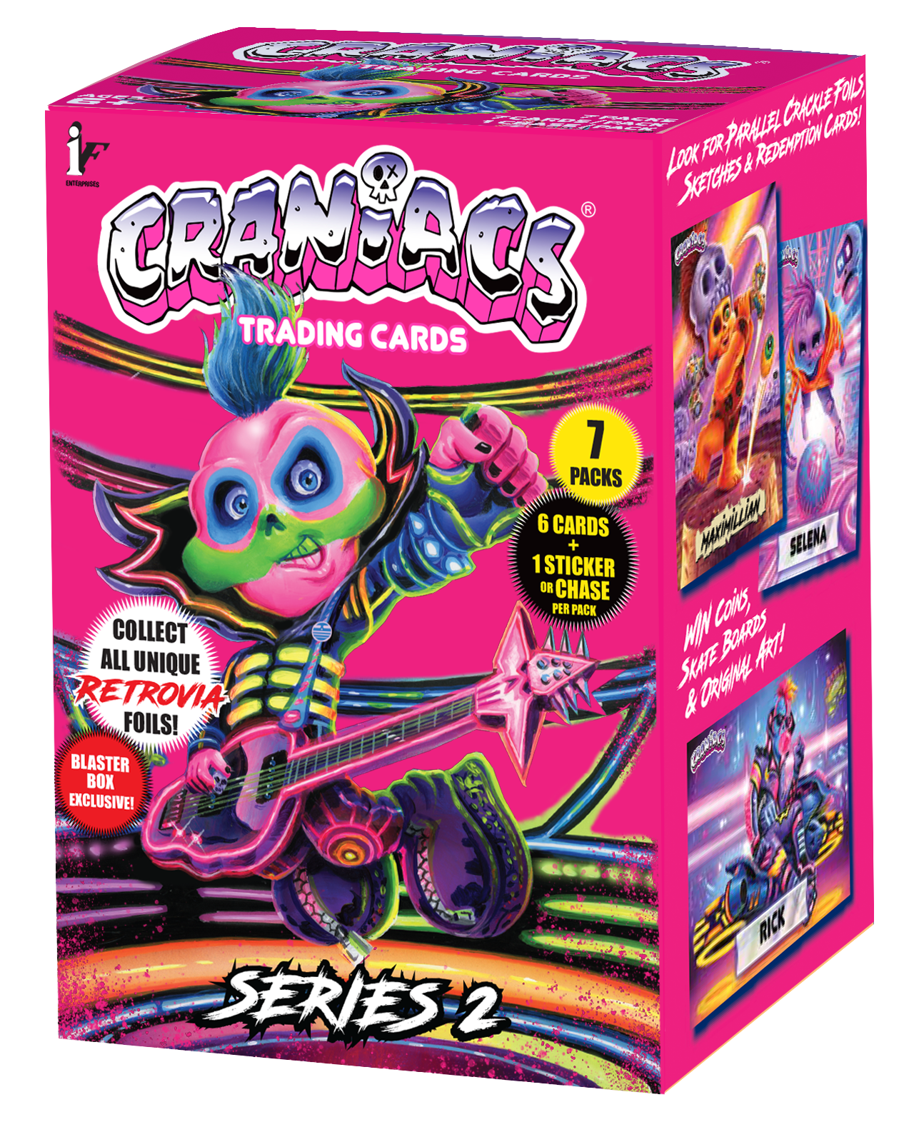 Break 25041- Craniacs Series 2 break, 2 hobby box & 2 Blaster