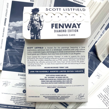 Scott Listfield “Fenway” Diamond Edition trading cards