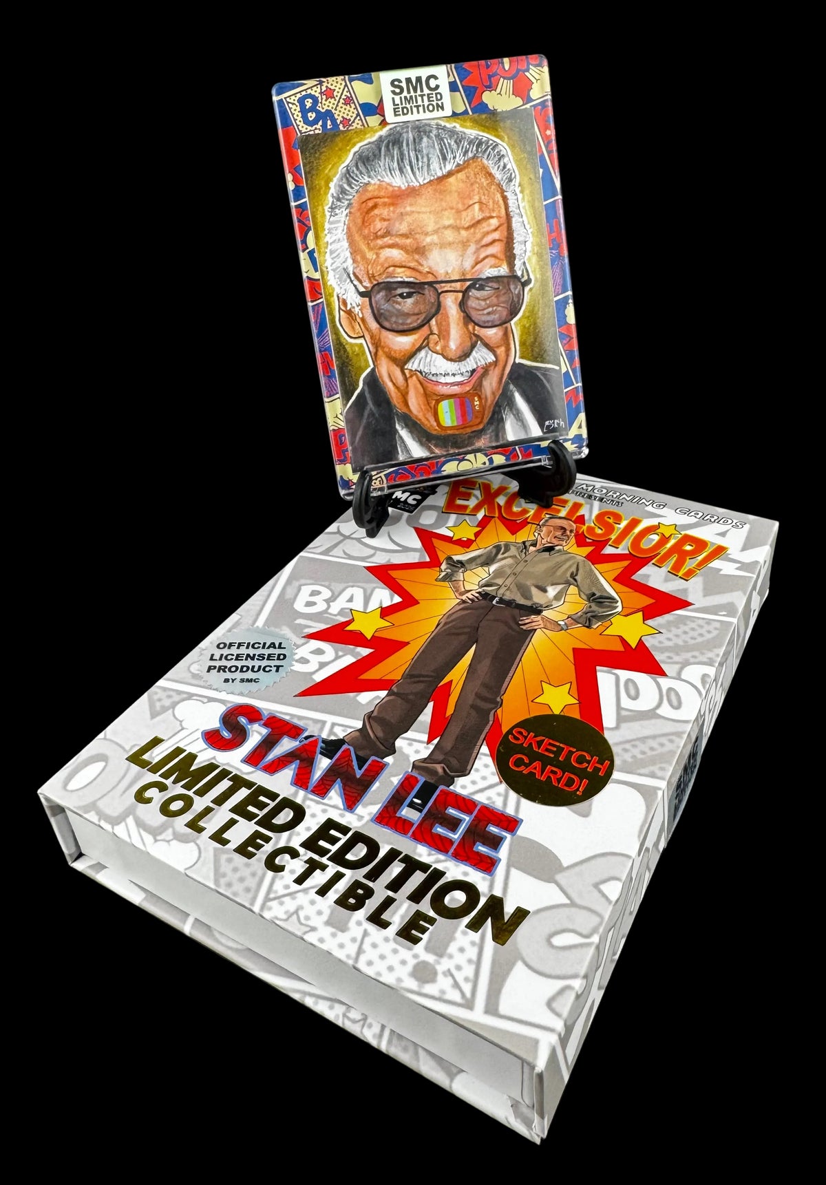 SMC- Stan Lee, 1/1 sketch card. Steven Burch