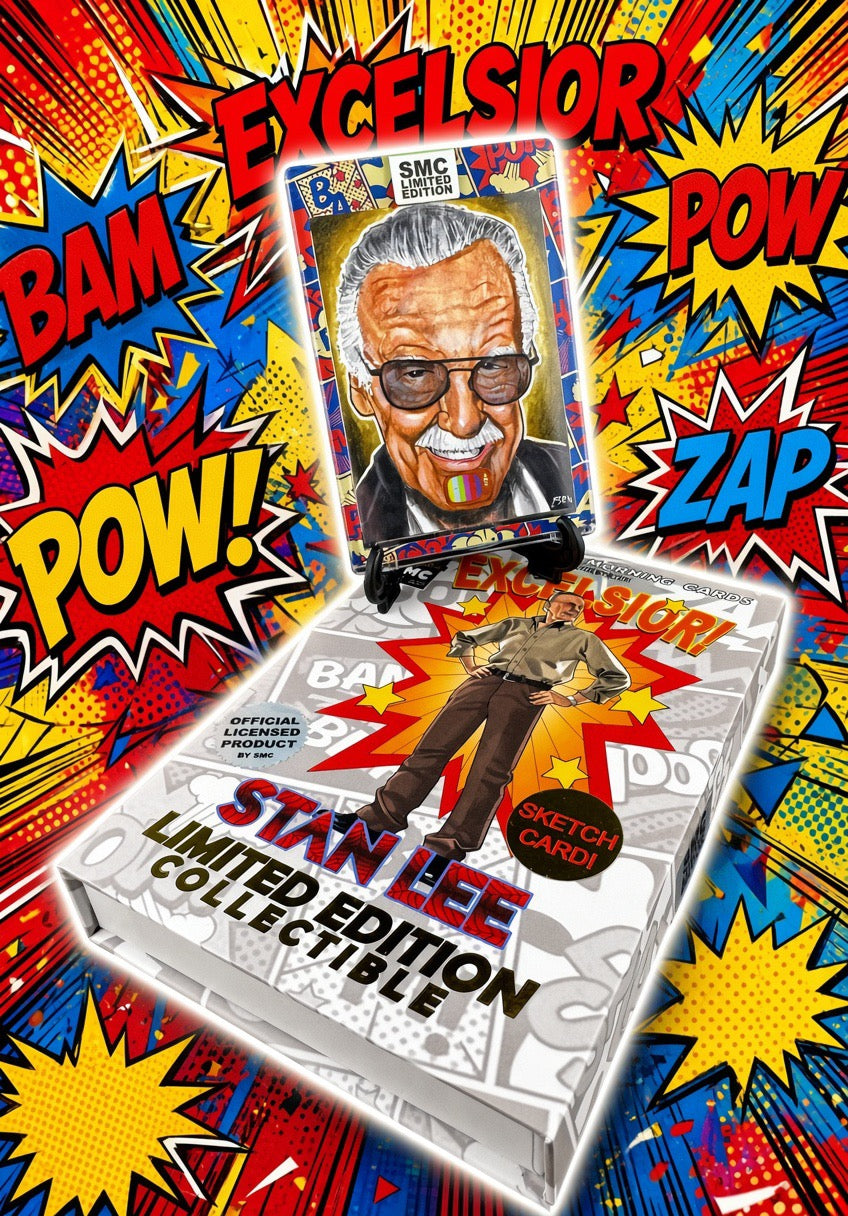 SMC- Stan Lee, 1/1 sketch card. Steven Burch