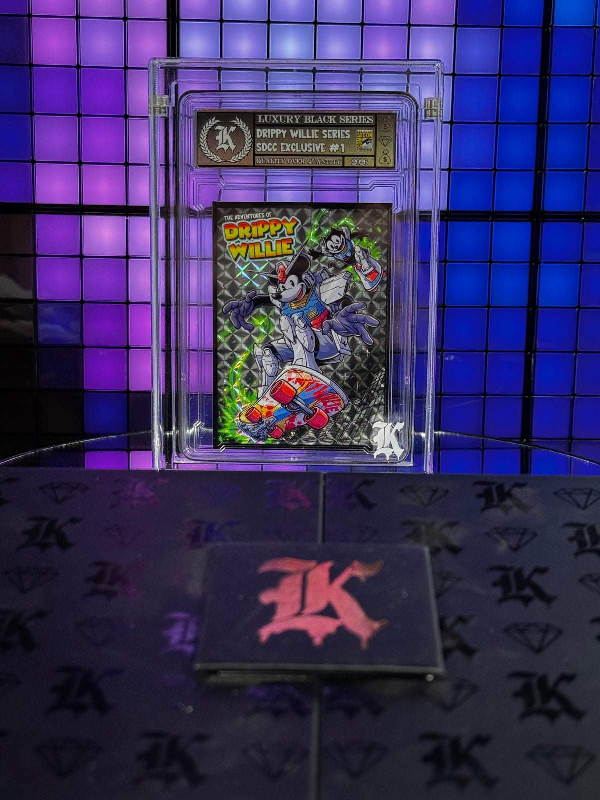 Kickstradomis- Drippy Willie Series. SDCC Exclusive 1/1 mosaic
