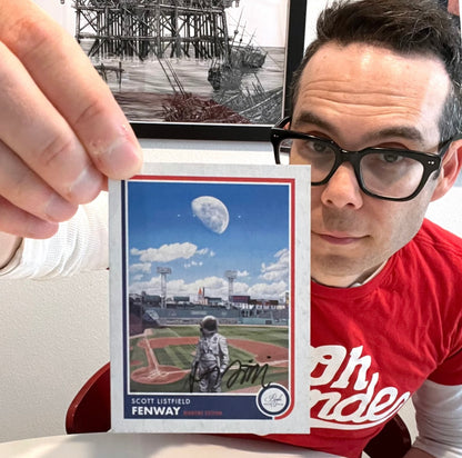 Scott Listfield “Fenway” Diamond Edition trading cards