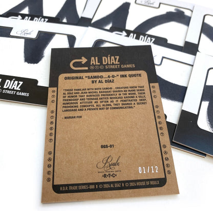 AL Díaz “NYC STREET GAMES” Artist trading cards pack