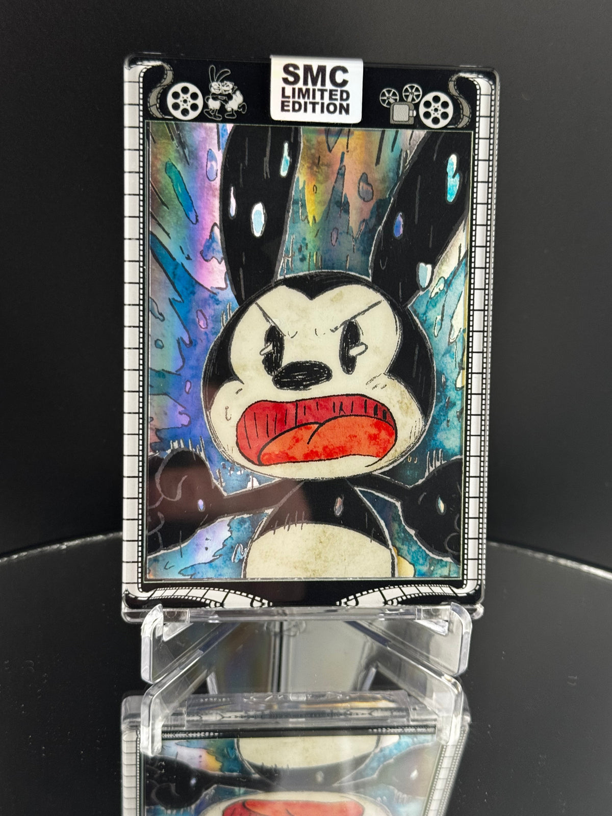 SMC- Oswald the Lucky Rabbit, Ice Bath 58/100 silver. Founder inscribe box. 1/1