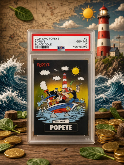 SMC- Popeye vol.1, 3/5 black gold PSA10