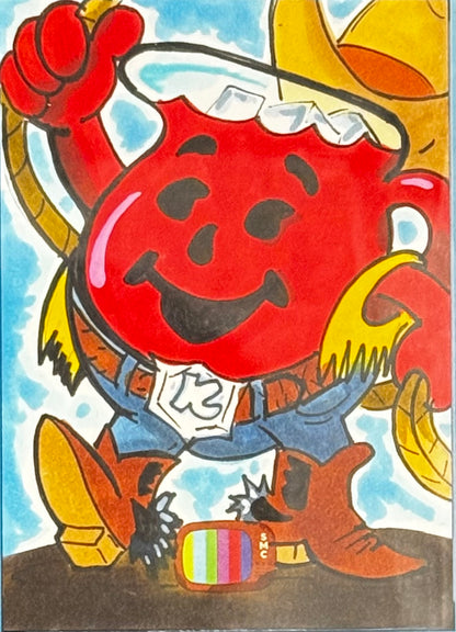 SMC- Kool-Aid vol. 1, 1/1 Sketch card- Aaron Laurich
