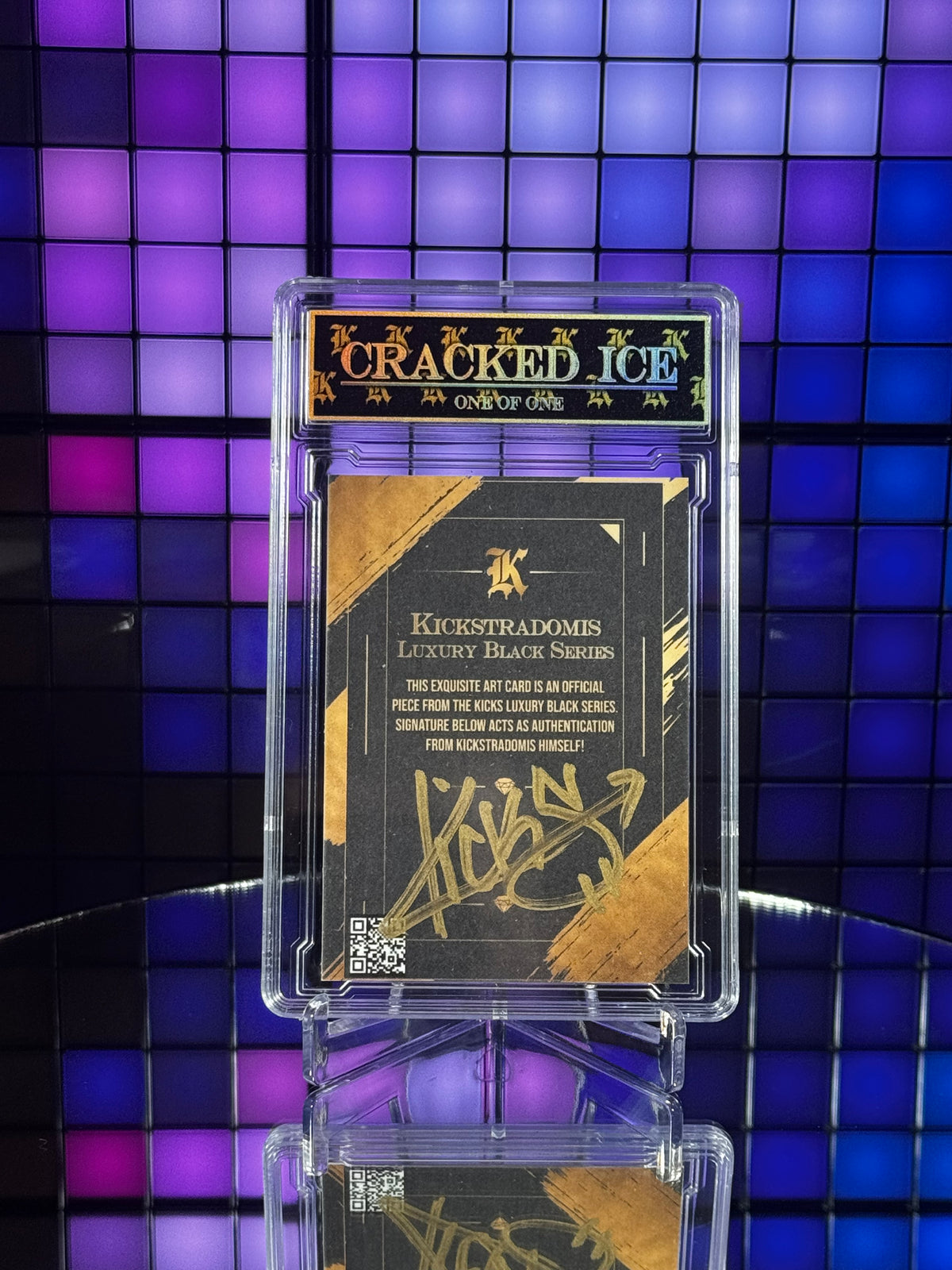 Kickstradomis- 1/1 Helm & Sons x kicks, All Stars Kaboom. cracked ice