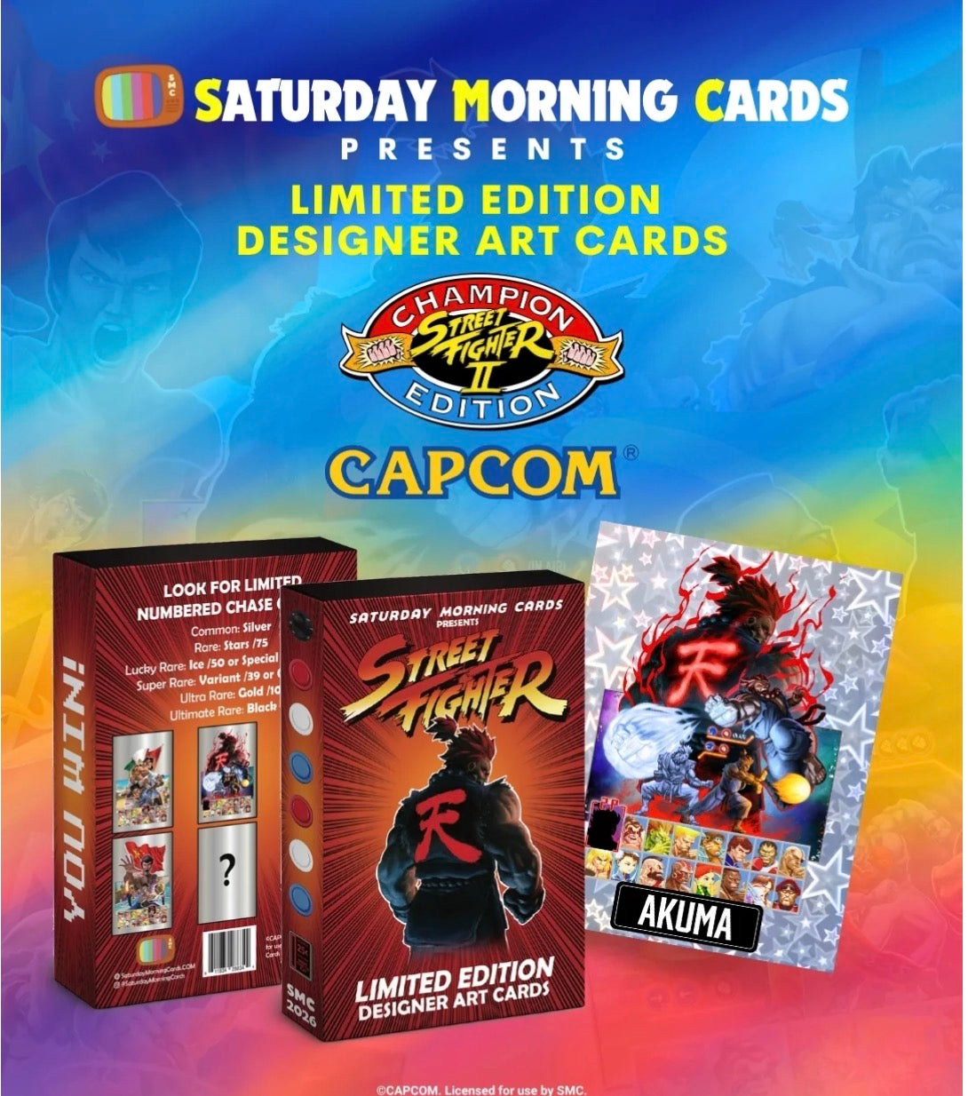 SMC- Street Fighter single card box