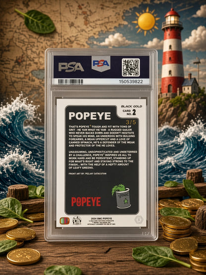 SMC- Popeye vol.1, 3/5 black gold PSA10