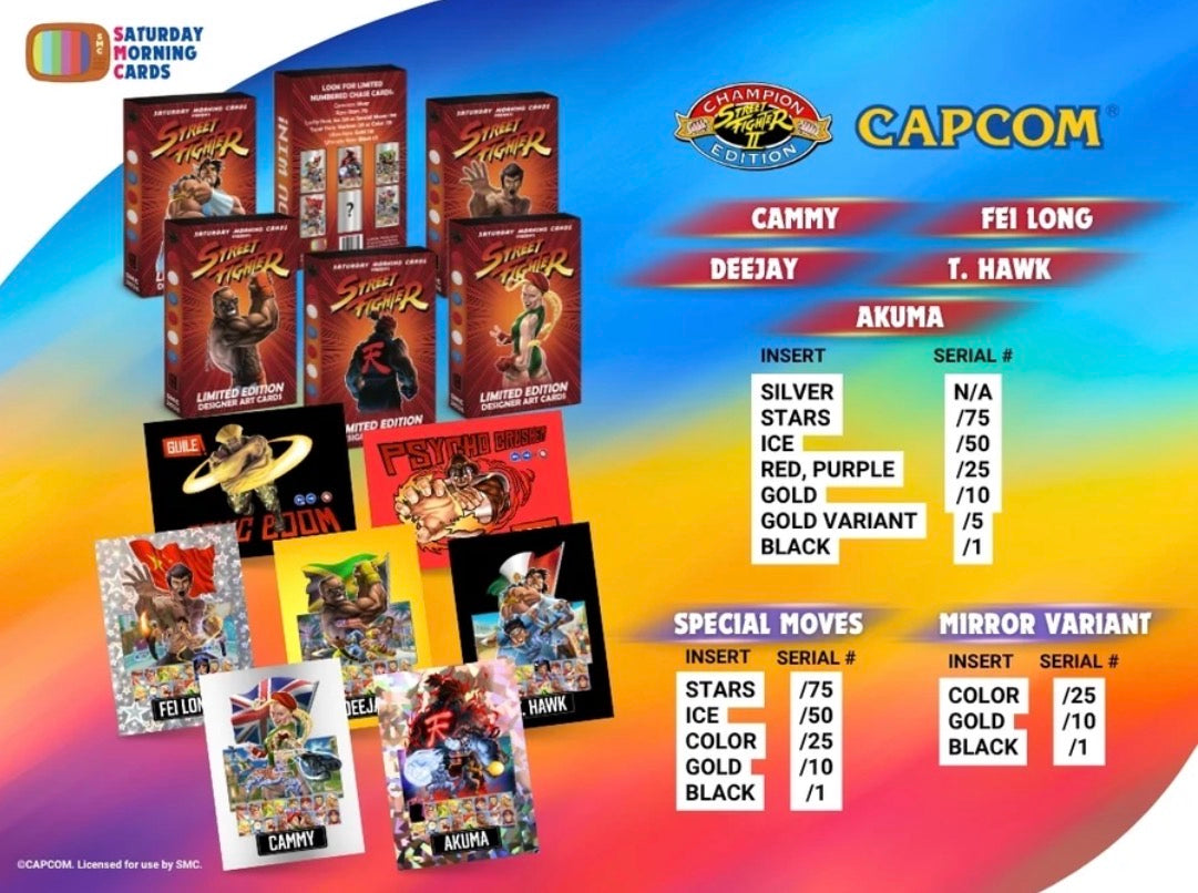 SMC- Street Fighter single card box