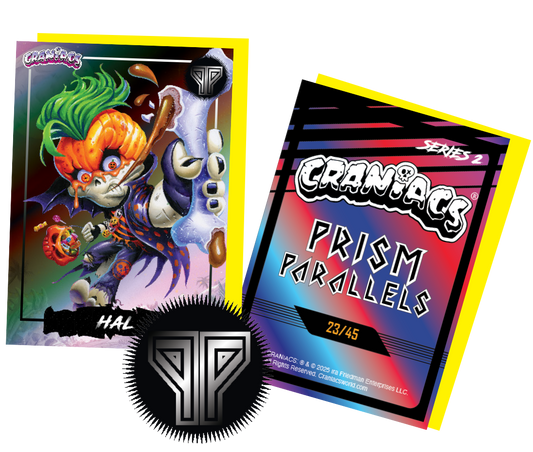 Craniacs Trading Cards blaster box, 20 box case