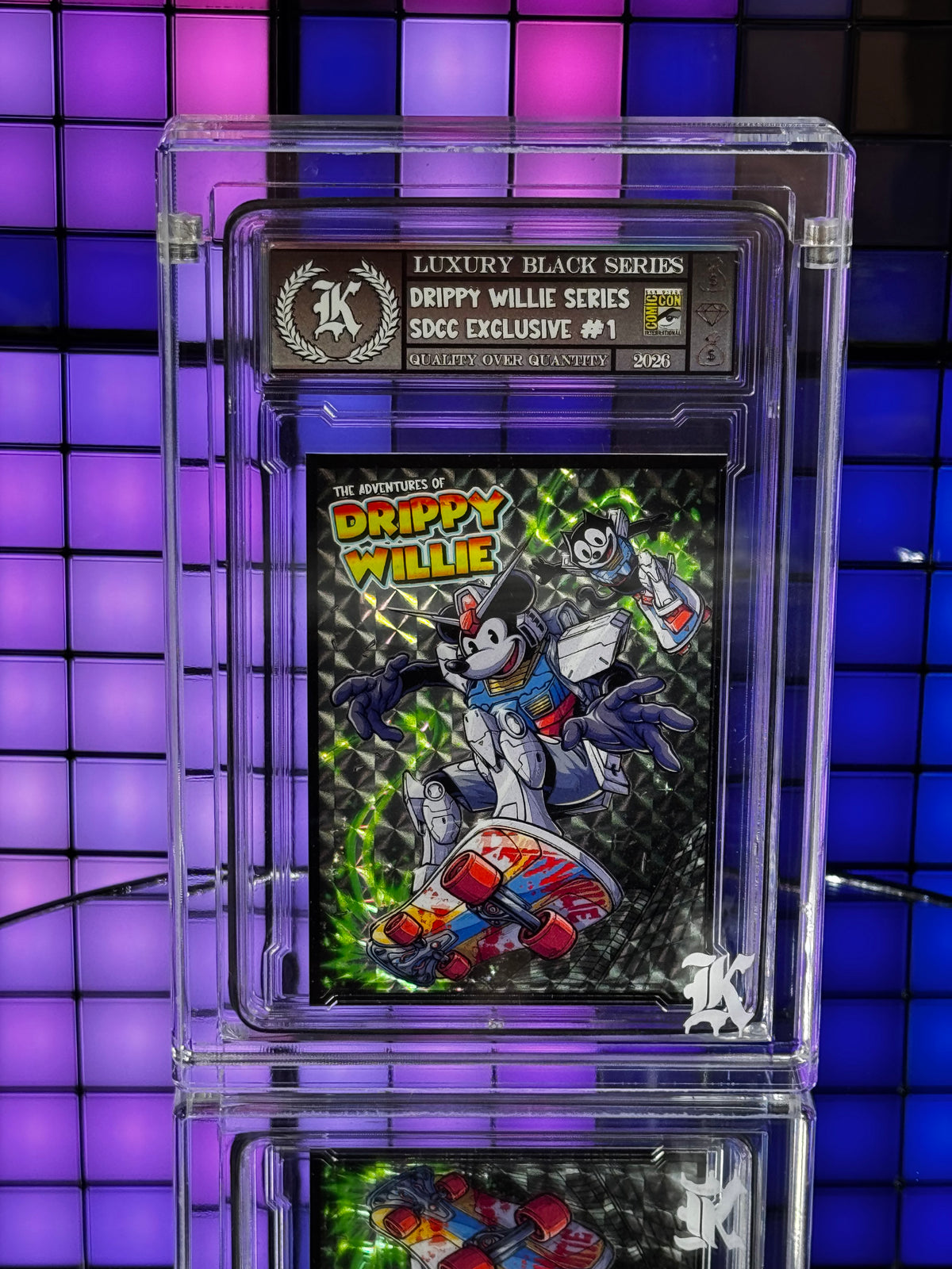 Kickstradomis- Drippy Willie Series. SDCC Exclusive 1/1 mosaic