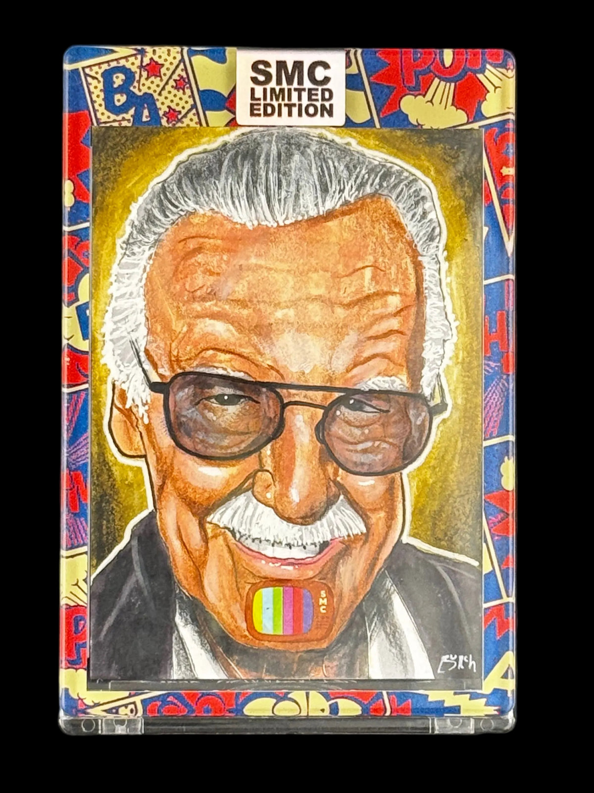 SMC- Stan Lee, 1/1 sketch card. Steven Burch