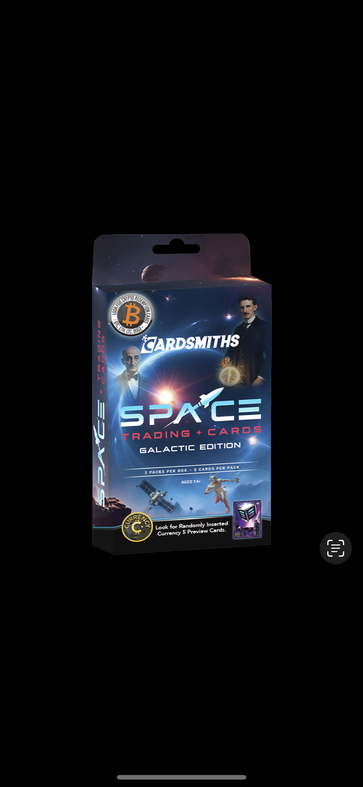 Preorder— Cardsmiths Space Trading Cards Galactic Edition. Master case of collector box’s