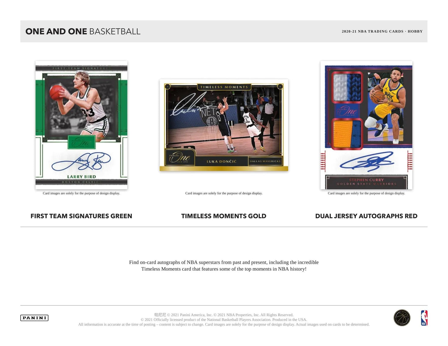 2020/21 Panini One and One Basketball