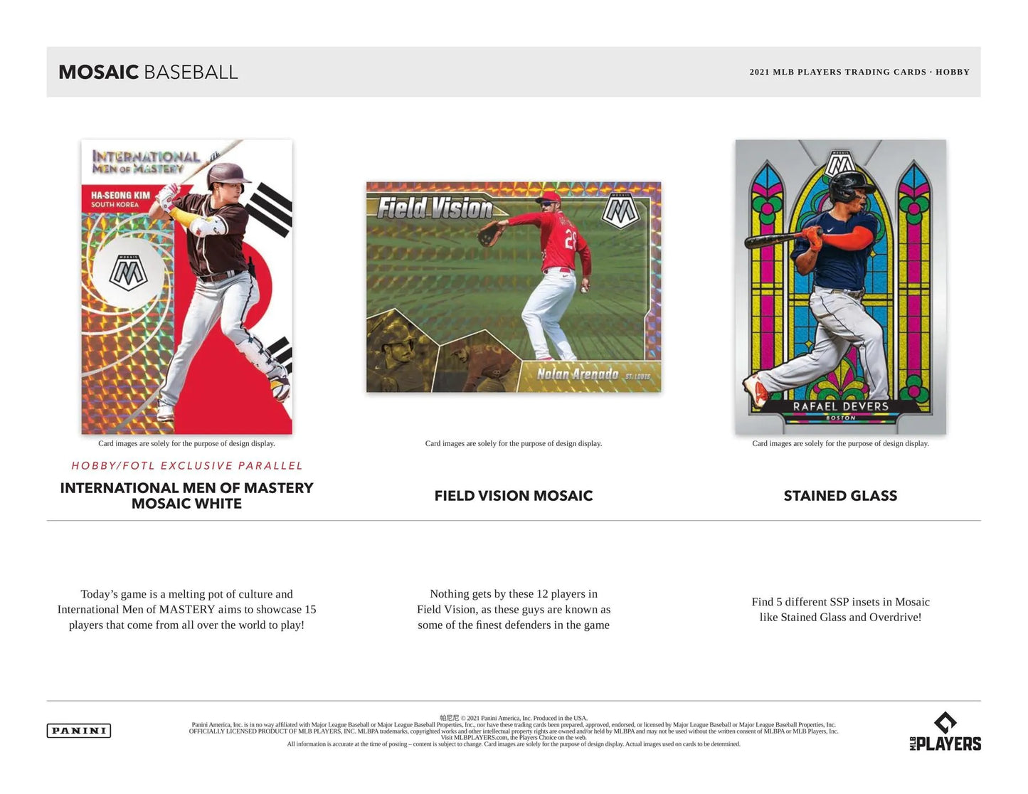 2021 Panini Mosaic Baseball